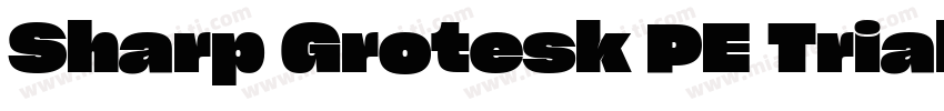 Sharp Grotesk PE Trial Light 24字体转换